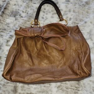 Juicy Couture Brown Leather Satchel